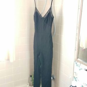 Black Pantsuit with spaghetti straps